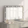 vidaXL Vanity Mirror with Mirror Concrete Grey 80 x 55 x 18 cm