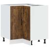 vidaXL Kitchen Corner Base Cabinet Lucca Smoked Oak Engineered Wood