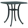vidaXL Garden Table Green 53x53x53 cm Cast Aluminium