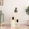 vidaXL Cat Tree with Sisal Scratching Posts Cream 82 cm