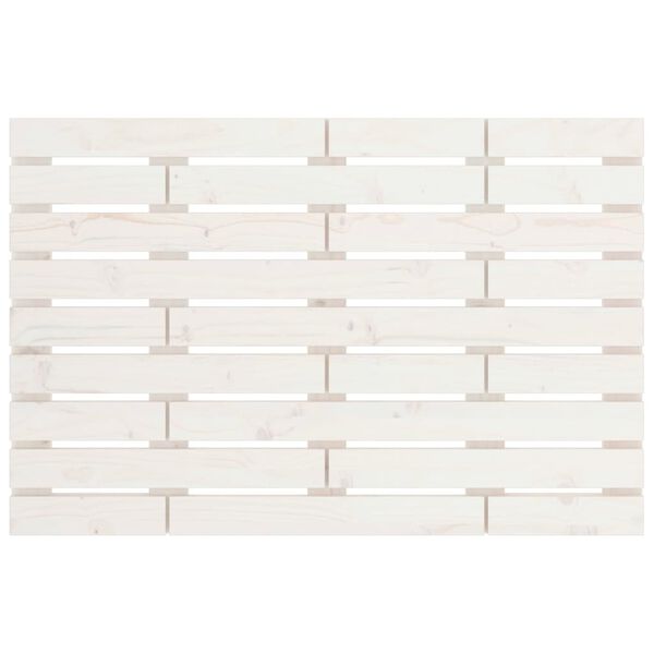 vidaXL Wall Headboard White 81x3x63 cm Solid Wood Pine