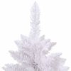 vidaXL Artificial Christmas Tree White 180 cm PVC and Metal