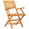 vidaXL Folding Garden Chairs 2 pcs 55x62x90 cm Solid Wood Teak