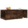 vidaXL Coffee Table Smoked Oak 150x50x35 cm Engineered Wood