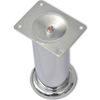 vidaXL Sofa Legs 8 pcs Round Chrome 180 mm