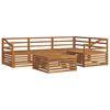 vidaXL Outdoor Sofa Set 5 pcs Natural Solid Acacia Wood