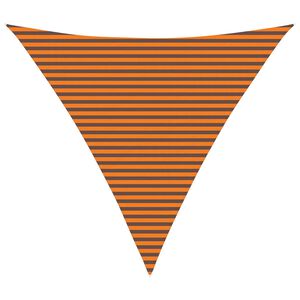 vidaXL Sun Shade Sail Orange and Brown 6 x 6 x 6 m