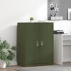 vidaXL Storage Cabinet Olive Green 80 x 40 x 105 cm Steel