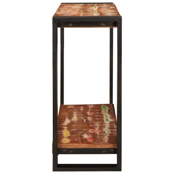 vidaXL Console Table Multicolour 90 x 33 x 75 cm Solid Reclaim Wood