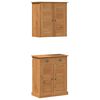 vidaXL Bathroom Furniture Set VIGO 2 pcs Brown and Honey Brown