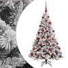 vidaXL Artificial Christmas Tree with Bauble 120 cm 150 LEDs