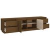 vidaXL TV Cabinet Honey Brown 176x37x47.5 cm Solid Wood Pine