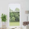 vidaXL Window Blind with Curtains Manual White Aluminium