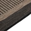 vidaXL Outdoor Flatweave Rug 100x200 cm Dark Brown