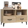 vidaXL TV Cabinet Sonoma Oak 80x36x50 cm Engineered Wood