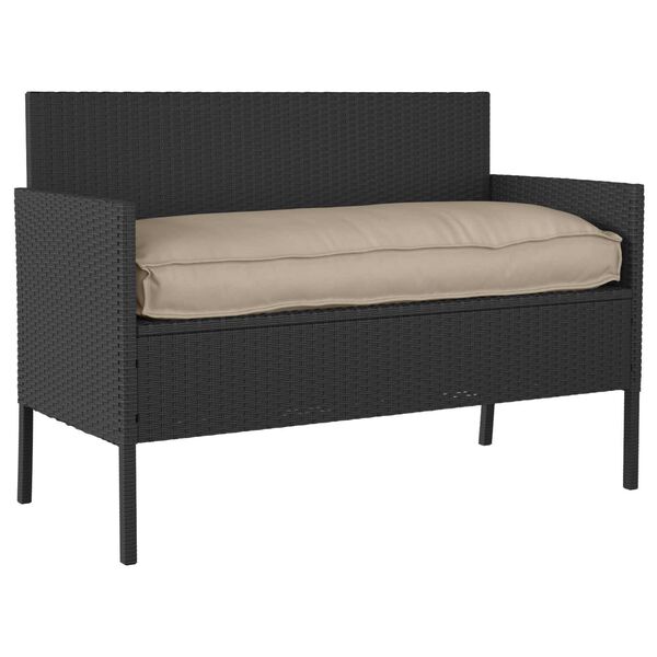 vidaXL Pallet Cushion for suitable for Seat / Backrest with Pillow Taupe