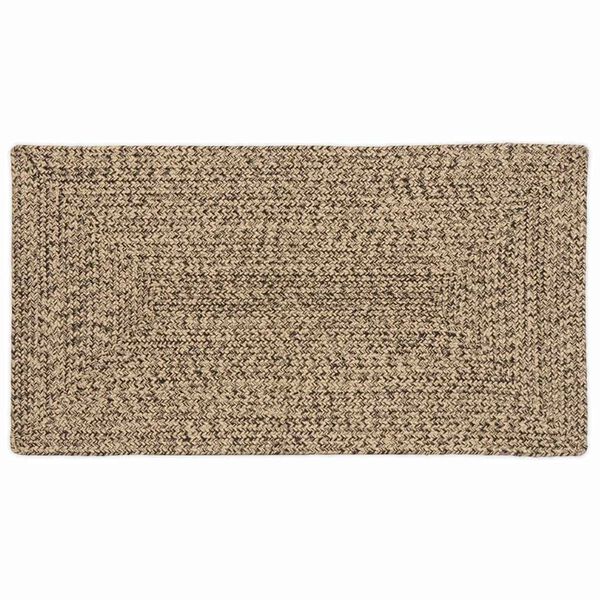 vidaXL Rug Natural and black 60 x 110 cm Jute