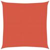 vidaXL Sunshade Sail 160 g/m² Terracotta 7x7 m HDPE