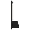 vidaXL Bathroom Mirror Black 60x10.5x37 cm Engineered Wood