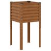 vidaXL Garden Planter 45x45x88 cm Weathering Steel