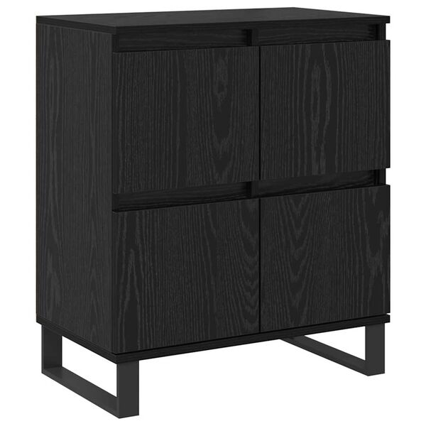 vidaXL Sideboard Black Oak 60 x 35 x 70 cm