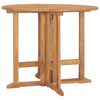vidaXL Dining Table | Teak | Solid Teak Wood | Medium | Foldable | Dining Table