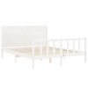 vidaXL Bed Frame without Mattress White 160x200 cm Solid Wood Pine