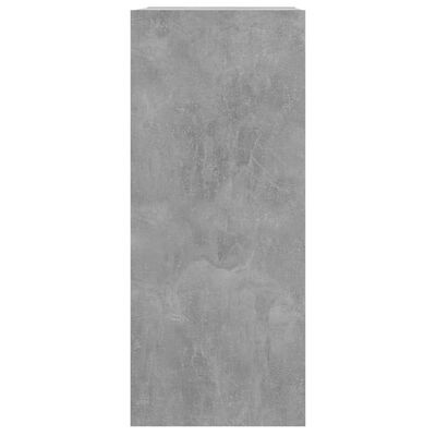 vidaXL Book Cabinet/Room Divider Concrete Grey 40x30x72 cm