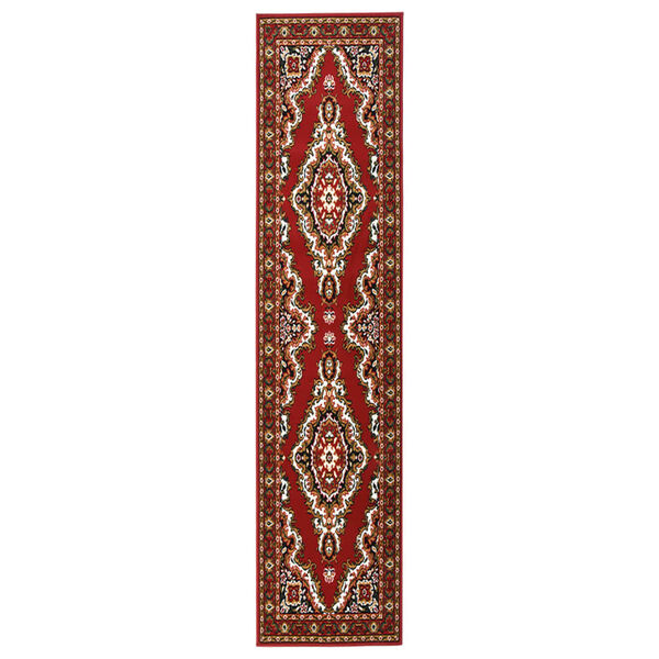 vidaXL Runner Rug BCF Oriental Red 100x450 cm