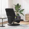 vidaXL Massage Recliner Chair Black 91 x 71 x 105 cm Velvet