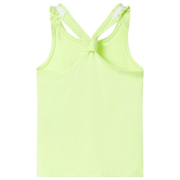 Kids' Tank Top Neon Yellow 140