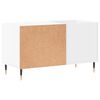 vidaXL Record Cabinet White 85x38x48 cm Engineered Wood