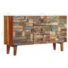 vidaXL Sideboard Solid Reclaimed Wood 140x40x80 cm