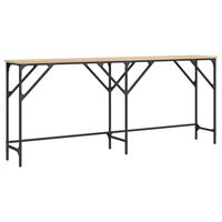 vidaXL Console Table Sonoma Oak 180x29x75 cm Engineered Wood