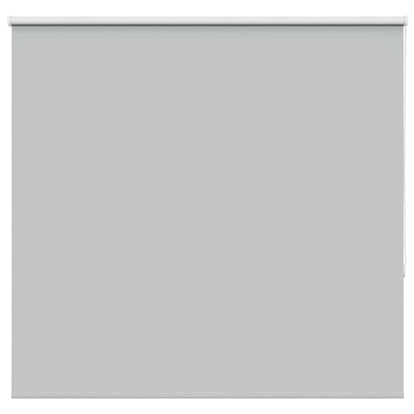 vidaXL Roller Blind Blackout Light Grey 160x130 cm Fabric Width 156.6 cm Polyester