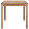 vidaXL Garden Dining Table 140x80x77 cm Solid Teak Wood