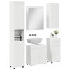 vidaXL Bathroom Furniture Set with Drawer TULUM White Engineered Wood