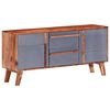 vidaXL Sideboard Grey 120x30x55 cm Solid Wood