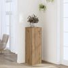 vidaXL Plant Stand Artisan Oak 33x33x100 cm Engineered Wood