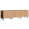 vidaXL TV Cabinet Smoked Oak 150x30x44.5 cm Engineered Wood