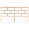 vidaXL Bed Headboard 206x4x100 cm Solid Wood Pine