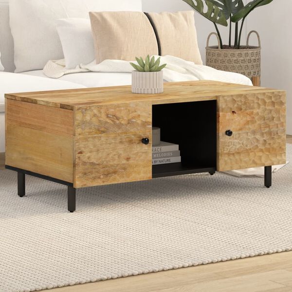 vidaXL Coffee Table 100x54x40 cm Solid Wood Mango