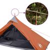 vidaXL Hanging Tent Tipi 1-Person Orange Waterproof