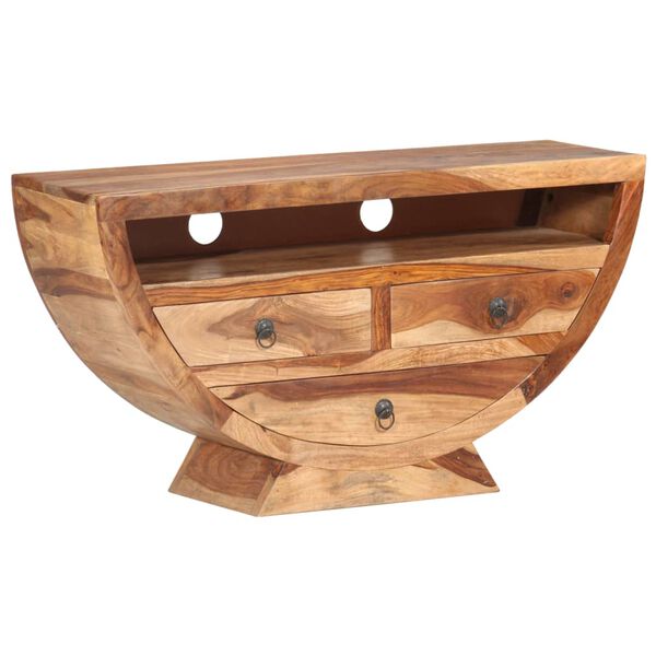 vidaXL TV Cabinet 100x30x52 cm Solid Acacia Wood