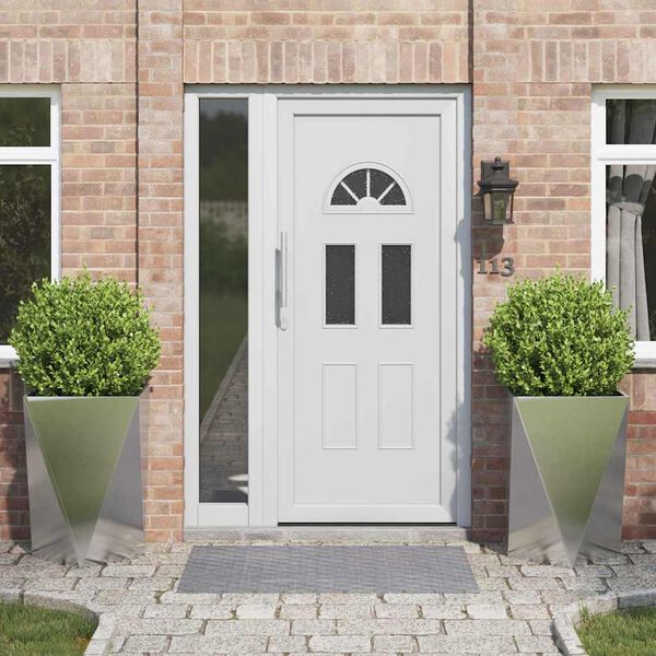 vidaXL Planter 2 pcs Silver 50 x 50 x 75 cm Stainless Steel