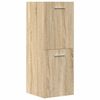 vidaXL 5 Piece Bathroom Furniture Set Sonoma Oak Engineered Wood