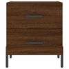 vidaXL Bedside Cabinets 2 pcs Brown Oak 40x35x47.5 cm Engineered Wood