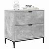 vidaXL Bedside Table Concrete grey 63.5 x 36 x 61 cm Engineered wood