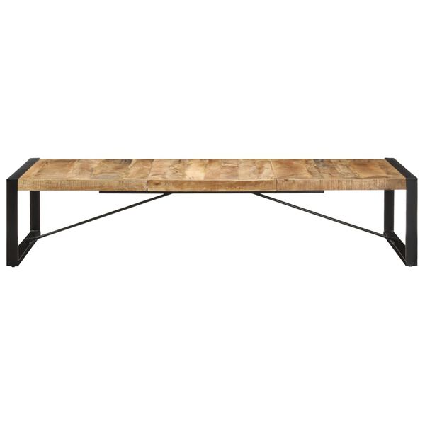 vidaXL Coffee Table 180x90x40 cm Rough Mango Wood