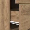 vidaXL Book Cabinet Artisan oak 40 x 35 x 180 cm Engineered wood